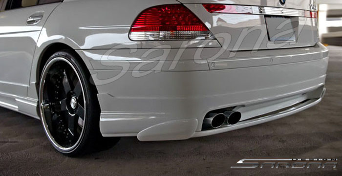 Custom BMW 7 Series  Sedan Rear Lip/Diffuser (2002 - 2005) - $690.00 (Part #BM-008-RA)